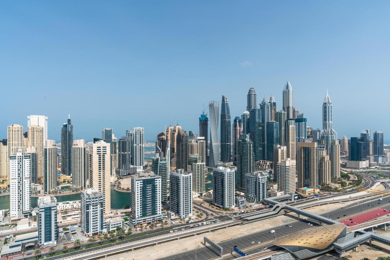 Modern 1Br Apartment In Jlt Next To Metro With City Views Dubai Dış mekan fotoğraf