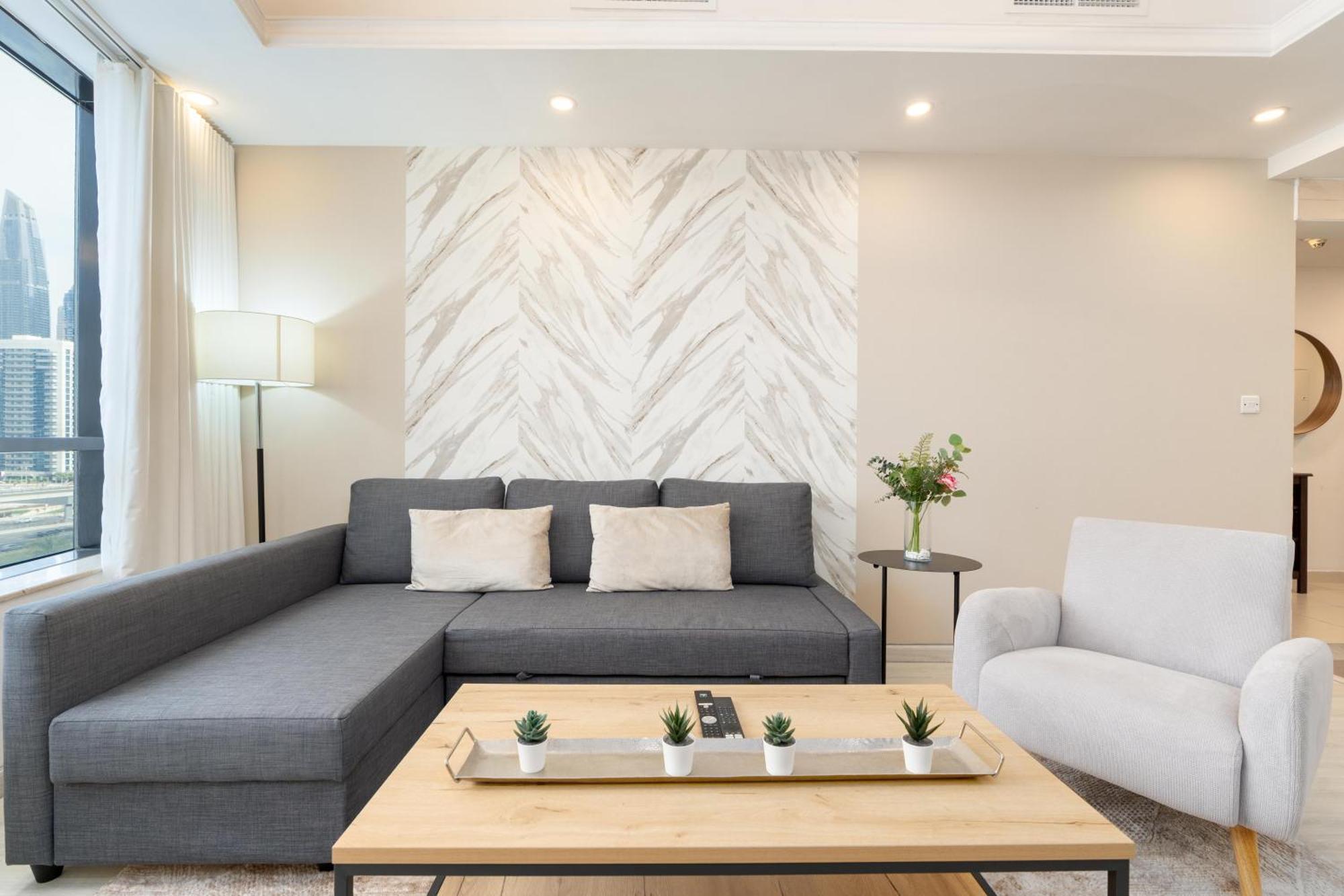 Modern 1Br Apartment In Jlt Next To Metro With City Views Dubai Dış mekan fotoğraf