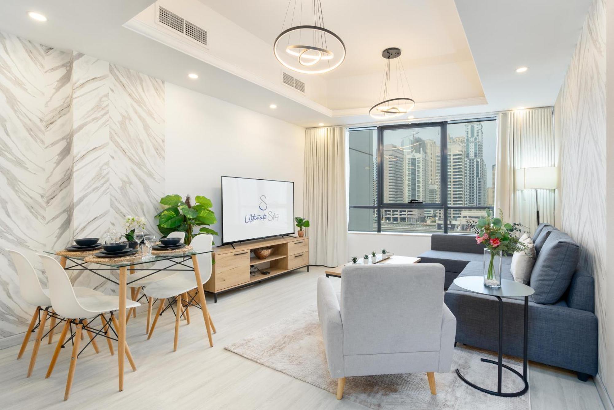 Modern 1Br Apartment In Jlt Next To Metro With City Views Dubai Dış mekan fotoğraf
