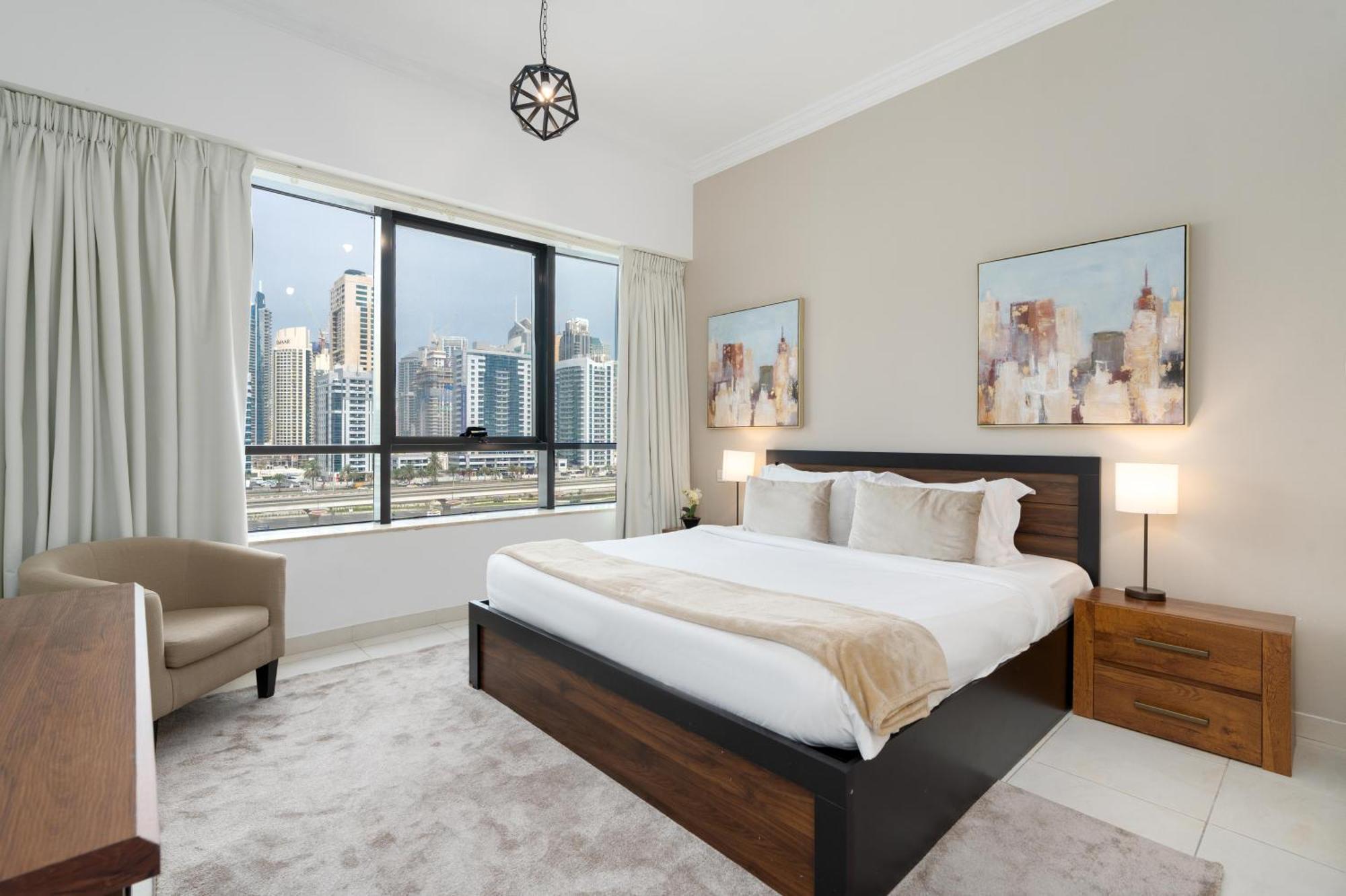Modern 1Br Apartment In Jlt Next To Metro With City Views Dubai Dış mekan fotoğraf
