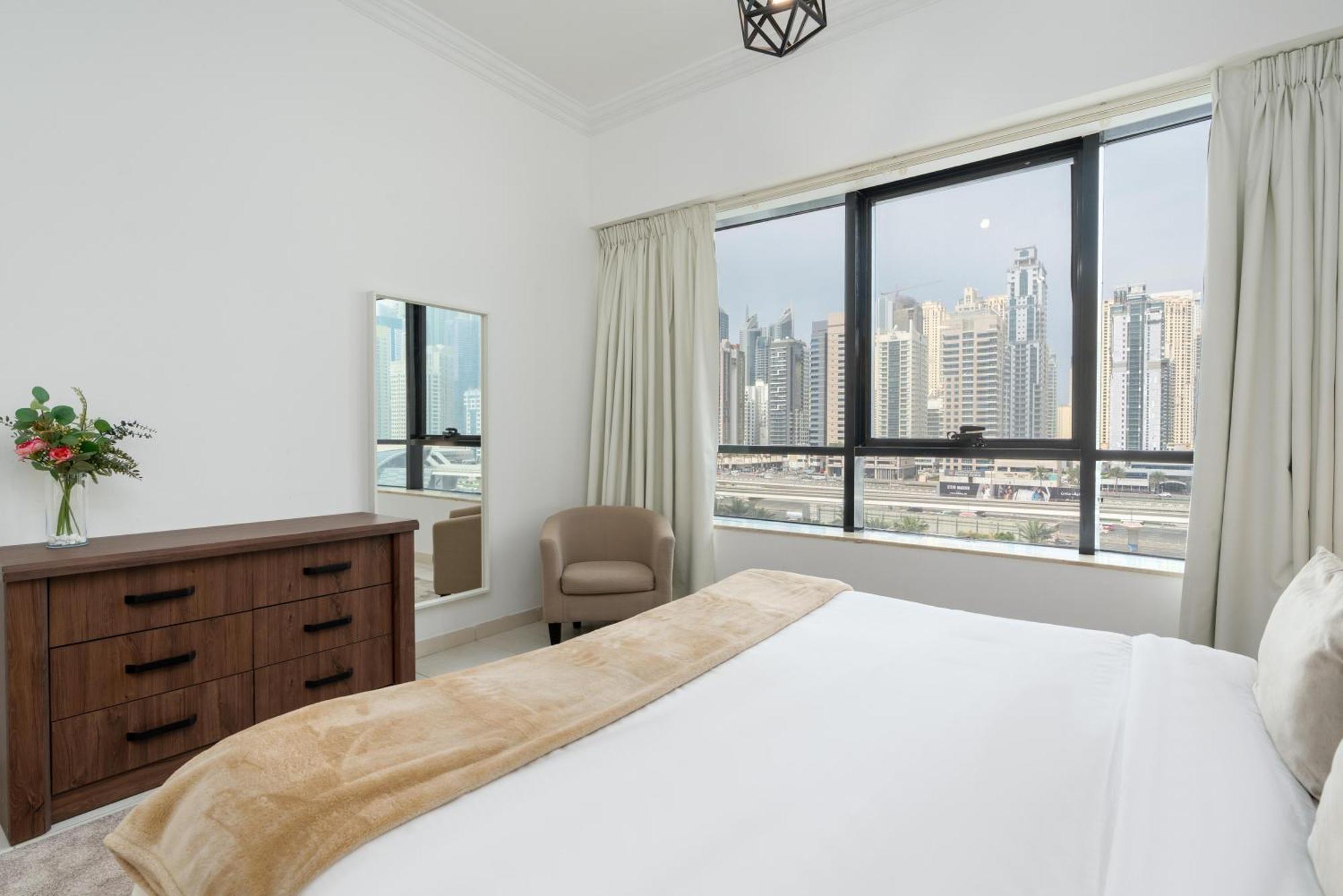 Modern 1Br Apartment In Jlt Next To Metro With City Views Dubai Dış mekan fotoğraf